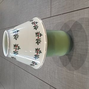 Holly Mistletoe Candle Topper